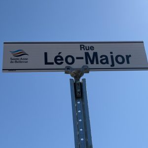 Leo Major street sign